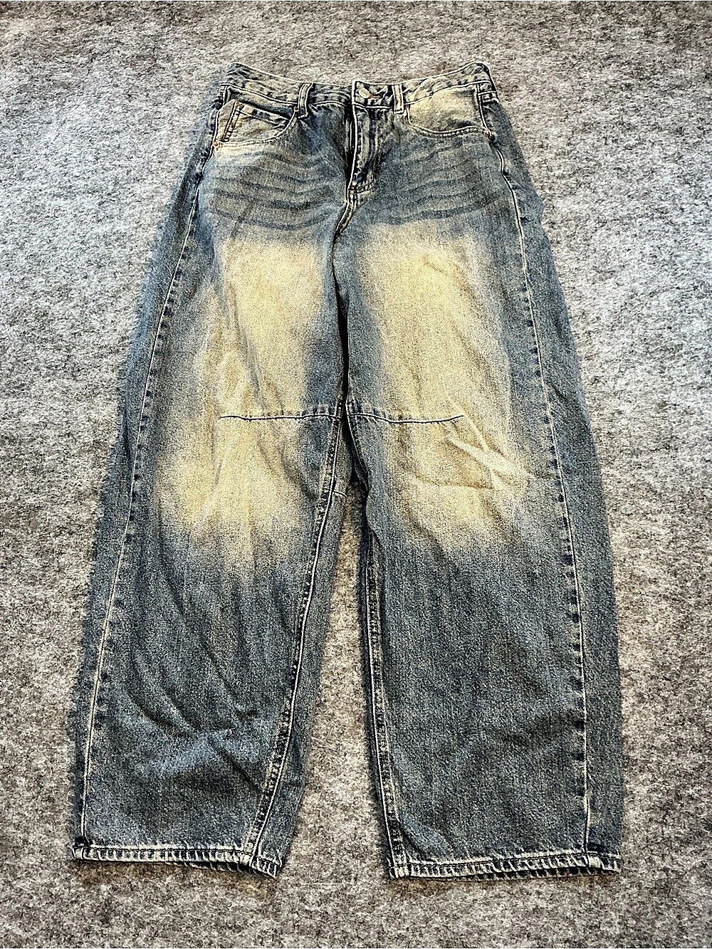 S.O.N.G. Barrel Jeans Blue Waist 5/27
